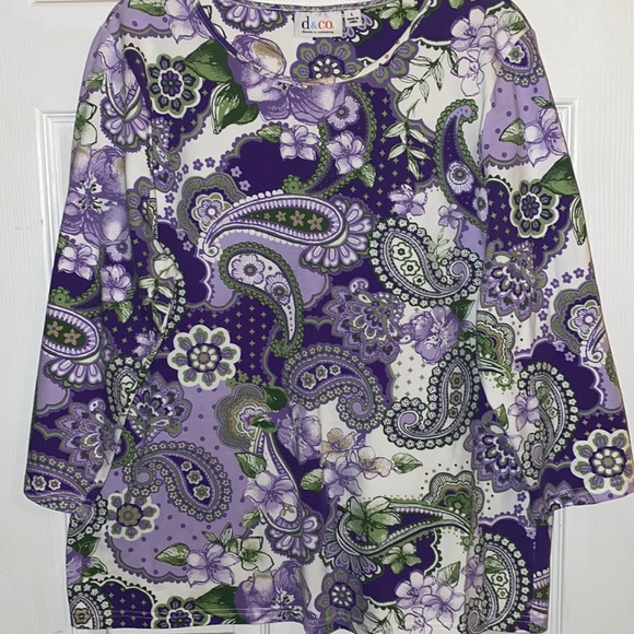 Denim&Co Tops - Denim & Co. Ladies Top . Large